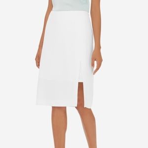 Elegant White Women's Skirt